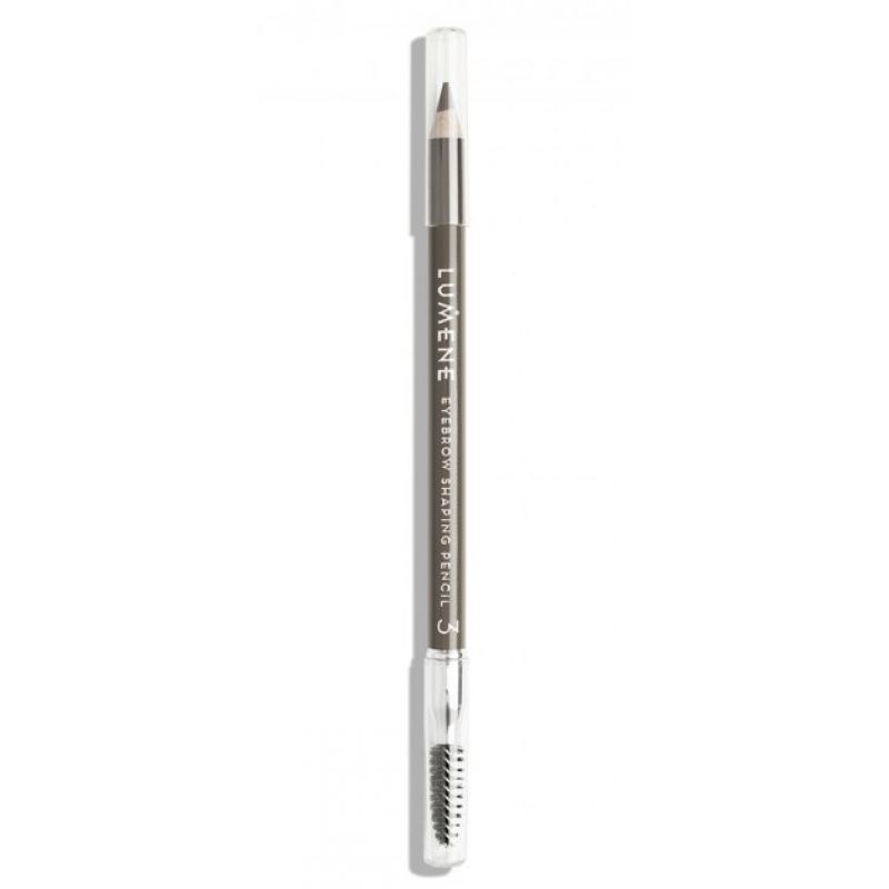 LUMENE Олівець для брів EYEBROW SHAPING PENCIL №3 Коричневий LUMENE Олівець для брів EYEBROW SHAPING PENCIL №3 Коричневий