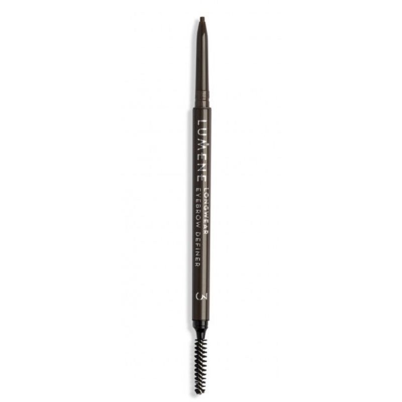 LUMENE Олівець для брів LONGWEAR EYEBROW DEFINER автоматичний стійкий №3 Ash Brown LUMENE Олівець для брів LONGWEAR EYEBROW DEFINER автоматичний стійкий №3 Ash Brown