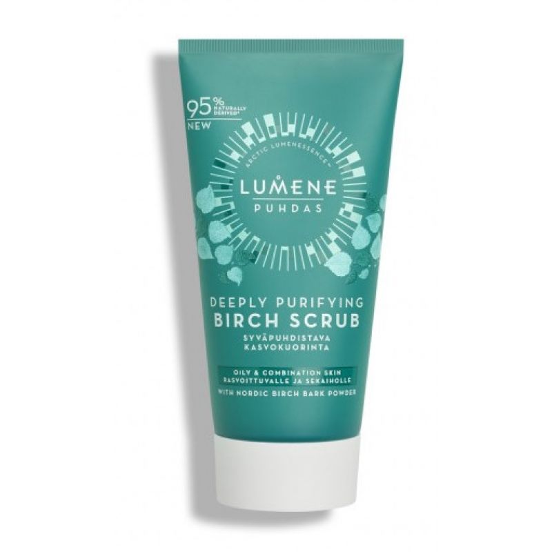 LUMENE Скраб мінеральний PUHDAS для очищення пор для жирної та комбінованої шкіри, 75 мл LUMENE Скраб мінеральний PUHDAS для очищення пор для жирної та комбінованої шкіри, 75 мл