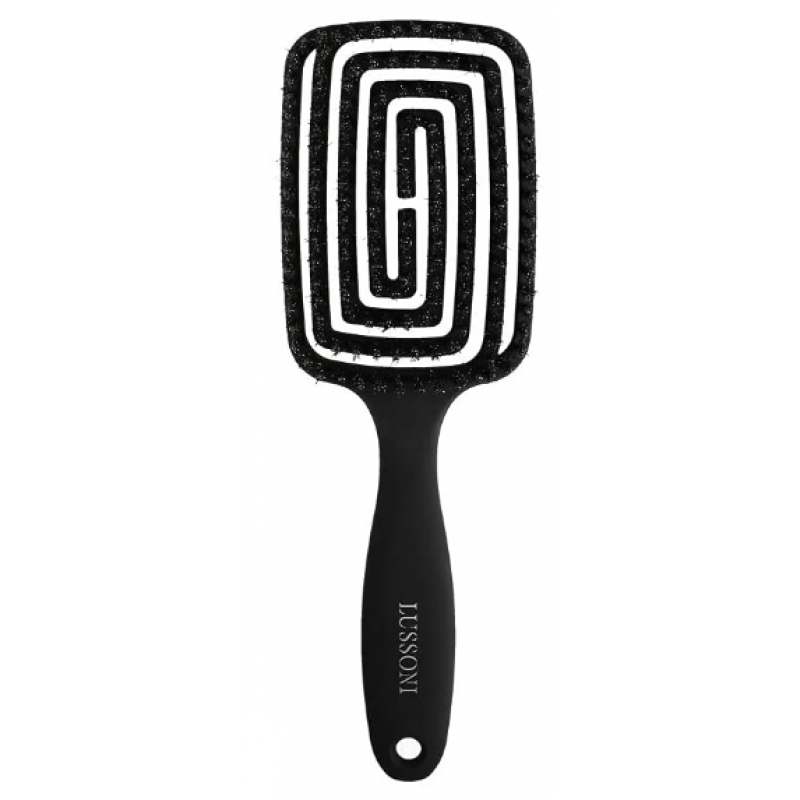 Гребінець для волосся з натуральною щетиною Lussoni Labyrinth Large Natural Hair Brush Гребінець для волосся з натуральною щетиною Lussoni Labyrinth Large Natural Hair Brush