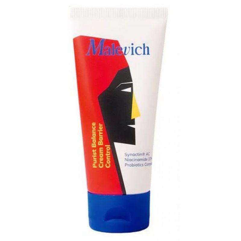 Балансувальний крем для жирної та проблемної шкіри обличчя Malevich Purist Balance Cream Barrier Control 50 мл Балансувальний крем для жирної та проблемної шкіри обличчя Malevich Purist Balance Cream Barrier Control 50 мл