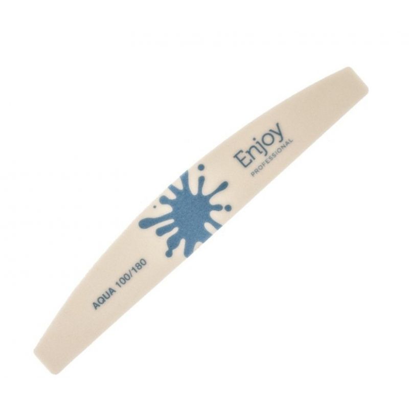 Пилка для ногтей Enjoy Professional 100/180 Aqva, луна Пилка для ногтей Enjoy Professional 100/180 Aqva, луна