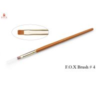 Кисть для моделирования ( 4; 4 скошенная; 5; 5 скошенная) F.O.X. Nail