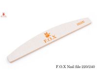 Пилка для натуральных ногтей абразивность 220*240 F.O.X. Nail