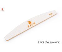 Пилка для искусственных ногтей абразивность 80*80 F.O.X. Nail Пилка для искусственных ногтей абразивность 80*80 F.O.X. Nail
