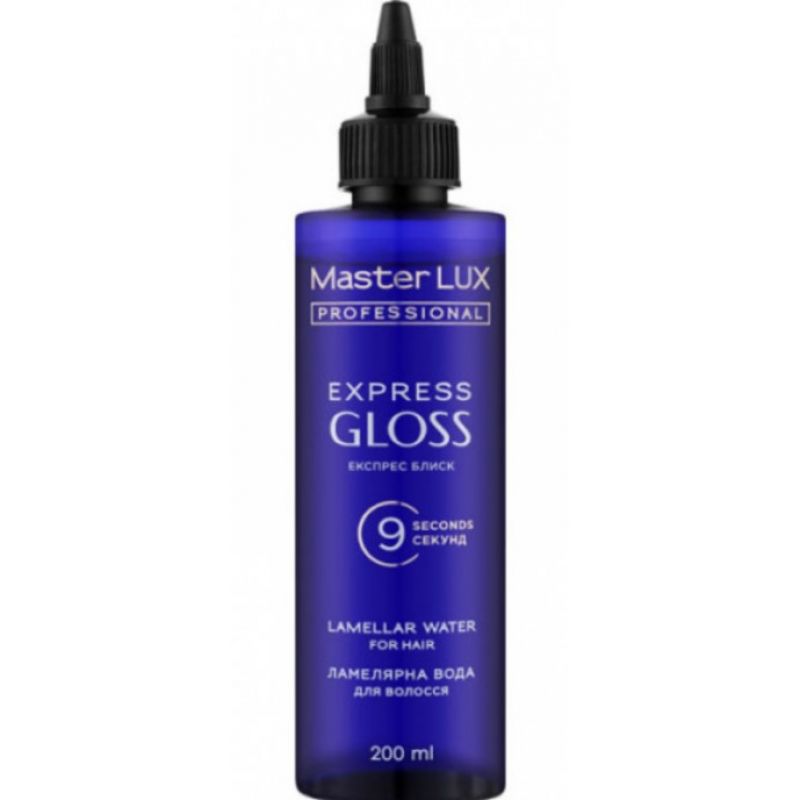 Ламерярна вода для волосся Master LUX Express Gloss 200 мл Ламерярна вода для волосся Master LUX Express Gloss 200 мл