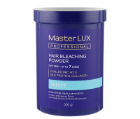 Освітлювальна пудра до 7 тонів Master LUX Professional White Hair Bleaching Powder