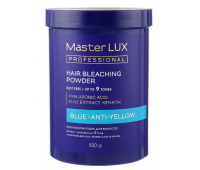 Освітлювальна пудра до 9 тонів Master LUX Professional Blue Hair Bleaching Powder