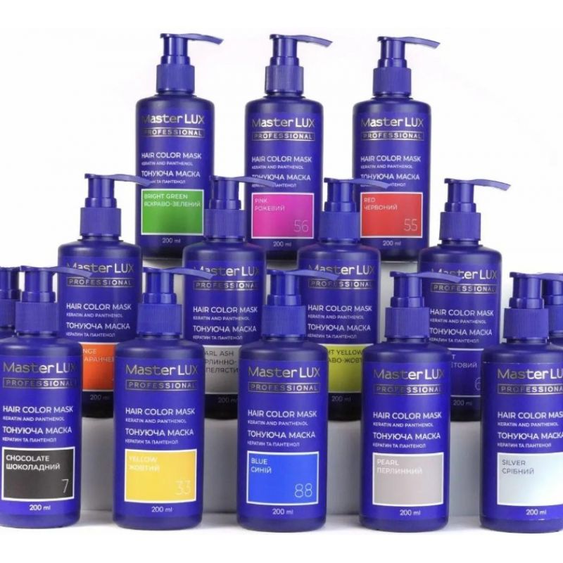 Тонуюча маска для волосся Master LUX Hair Color Mask 200 мл Тонуюча маска для волосся Master LUX Hair Color Mask 200 мл