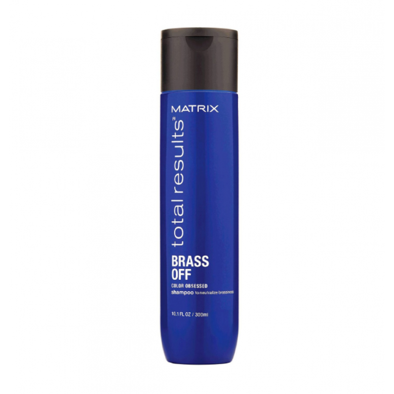 Шампунь для нейтралізації жовтизни "Холодний блонд" Matrix Total Results Brass Off Shampoo, 300 мл Шампунь для нейтралізації жовтизни "Холодний блонд" Matrix Total Results Brass Off Shampoo, 300 мл