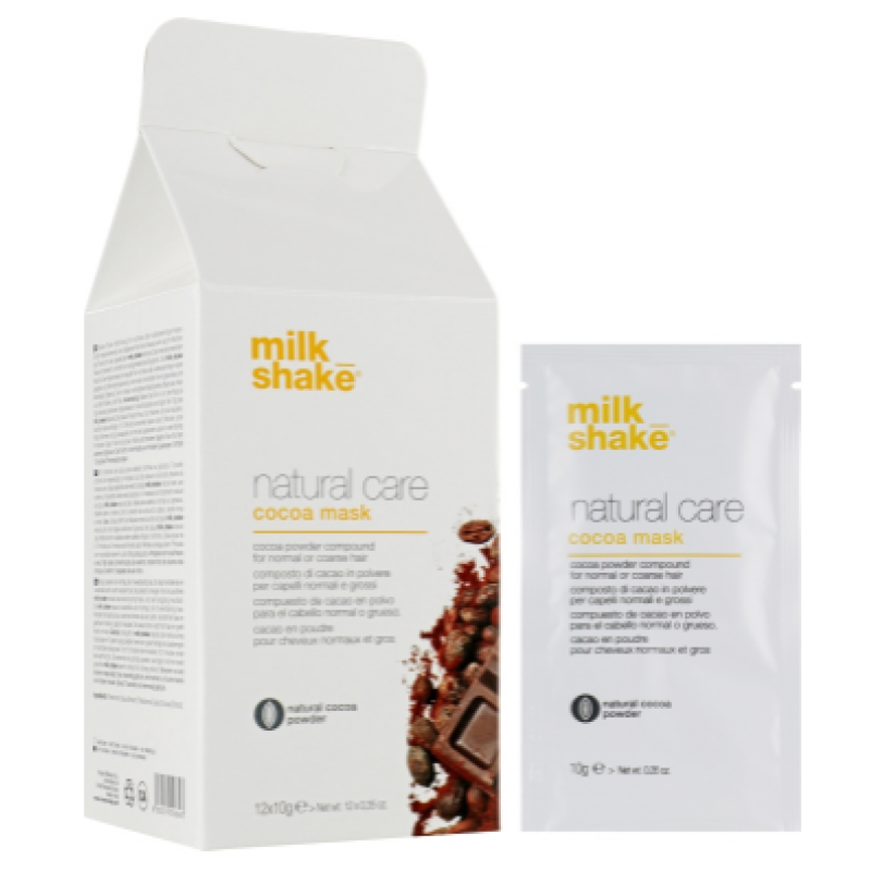 Натуральна маска-пудра на основі какао Milk Shake Natural Care Cocoa Mask, 12 шт. по 15 г Натуральна маска-пудра на основі какао Milk Shake Natural Care Cocoa Mask, 12 шт. по 15 г