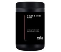 Маска для зволоження та сяйва волосся Moli Cosmetics Color and Shine 1000 мл