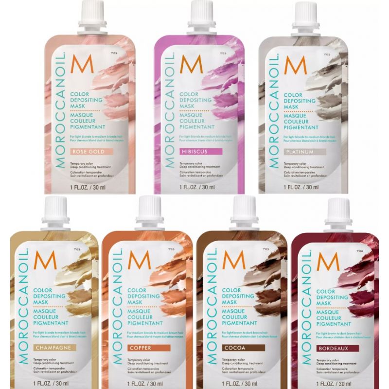 Тонуючі маски для волосся MoroccanOil Color Mask 30 мл Тонуючі маски для волосся MoroccanOil Color Mask 30 мл