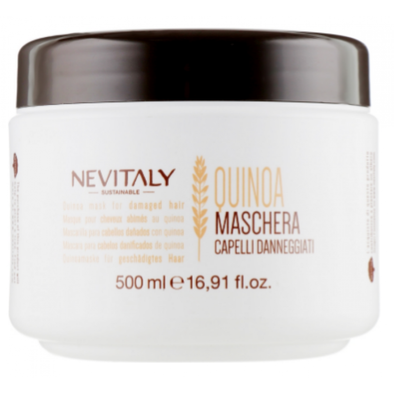 Маска з екстрактом органічного кіноа для пошкодженого волосся Nevitaly Quinoa 250 мл Маска з екстрактом органічного кіноа для пошкодженого волосся Nevitaly Quinoa 250 мл