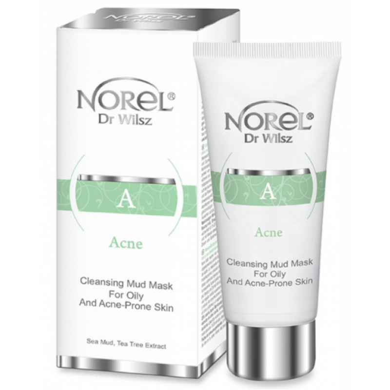 Очищаюча маска від акне 2 в 1 Norel Acne Softening and Cleansing 2-in-1 Face Mask 200 мл Очищаюча маска від акне 2 в 1 Norel Acne Softening and Cleansing 2-in-1 Face Mask 200 мл