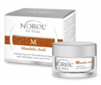 Освітлюючий крем, що розгладжує зморшки з мигдальною кислотою Norel Mandelic Acid – Lightening and smoothing cream with mandelic acid, 50 мл