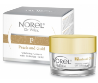 Крем, що відновлює, з колоїдним золотом для зрілої шкіри Norel Pearls and Gold Revitalizing cream with colloidal gold, 50 мл
