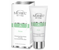 Очищаюча грязева маска для жирної шкіри та акне Norel Acne Cleansing Mud Mask For Oily and Acne-Pron Skin 100 мл