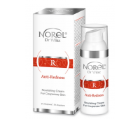 Крем з насиченою, бархатистою текстурою для сухої шкіри, куперозної та з розацеа Norel ANTI-REDNESS NOURISHING CREAM FOR COUPEROSE SKIN 50 ML