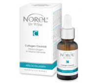 Колагеновий коктейль для сухої, пошкодженої шкіри з гіалуроновою кислотою та екстрактом фітопланктону Norel AteloCollagen Collagen cocktail S MB MI 30 мл