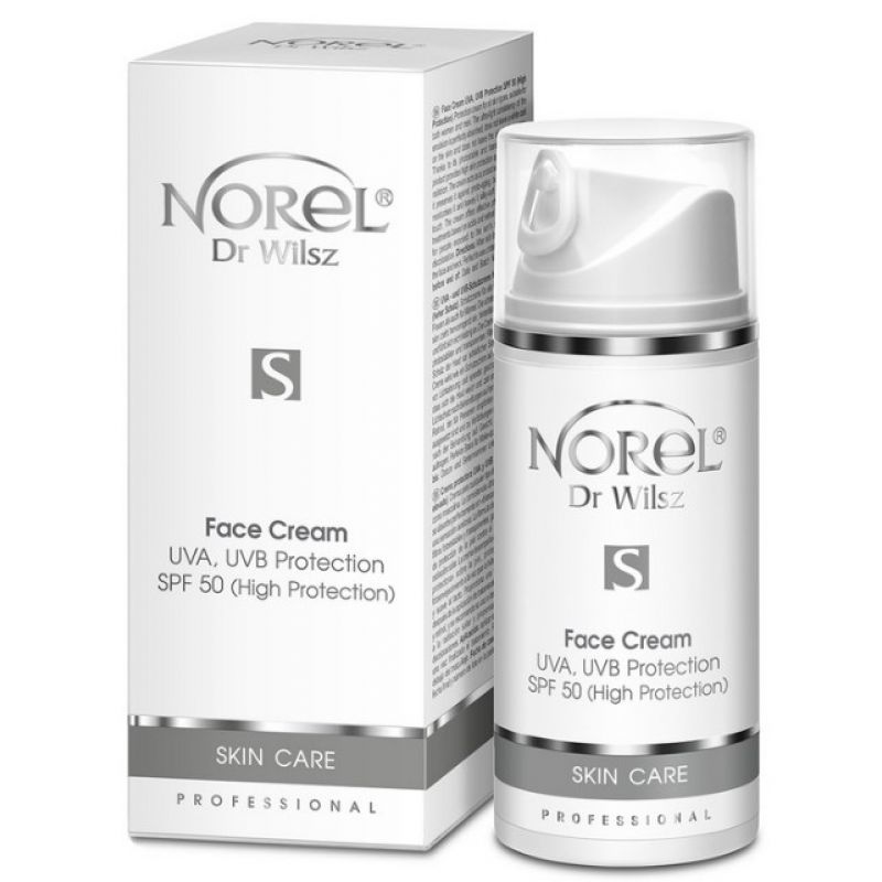 Захисний крем для обличчя UVA і UVB SPF 50 (високий захист) Norel Face Cream Uv Protection SPF 50 50 мл Захисний крем для обличчя UVA і UVB SPF 50 (високий захист) Norel Face Cream Uv Protection SPF 50 50 мл