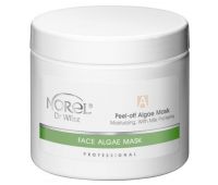 Молочна альгінатна маска для сухої шкіри, що лущиться, рекомендується після процедур чищення та пілінгу Norel Peel-off algae mask moisturising with milk, 250 g
