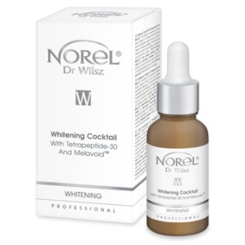 Коктейль з тетрапептидом-30 та Melavoid для шкіри з пігментацією різної етіології Norel Whitening cocktail 30 мл Коктейль з тетрапептидом-30 та Melavoid для шкіри з пігментацією різної етіології Norel Whitening cocktail 30 мл