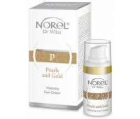 Емульсія, що відновлює, для області навколо очей для зрілої шкіри Norel Pearls and Gold Vitalizing Anti-Age eye emulsion, 15 мл Емульсія, що відновлює, для області навколо очей для зрілої шкіри Norel Pearls and Gold Vitalizing Anti-Age eye emulsion, 15 мл