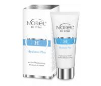 Зволожуюча маска із ГК Norel Hyaluron Plus Hyaluronic mask active moisturizing, 100 мл Зволожуюча маска із ГК Norel Hyaluron Plus Hyaluronic mask active moisturizing, 100 мл