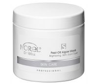 Відновлююча альгінатна маска для чутливої шкіри Norel Skin Care - Peel-off algae mask brightening with gold dust 250 g