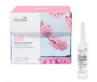 Заспокійливий лосьйон для чутливої ​​шкіри голови в ампулах - Nouvelle Scalp Habit Scalp Relief Lotion 10*10 мл
