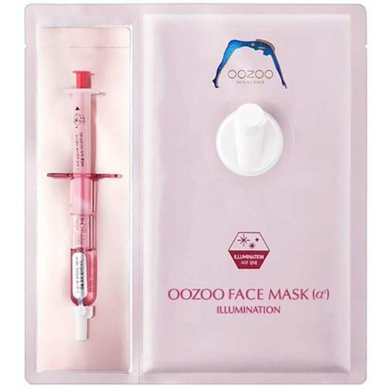 Маска с энзимами для интенсивного сияния кожи лица THE OOZOO Face Injection Mask Illumination, 1 шт Маска с энзимами для интенсивного сияния кожи лица THE OOZOO Face Injection Mask Illumination, 1 шт