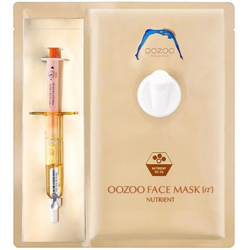 Маска с пантенолом для интенсивного питания кожи лица THE OOZOO Face Injection Mask Nutrient, 1 шт Маска с пантенолом для интенсивного питания кожи лица THE OOZOO Face Injection Mask Nutrient, 1 шт