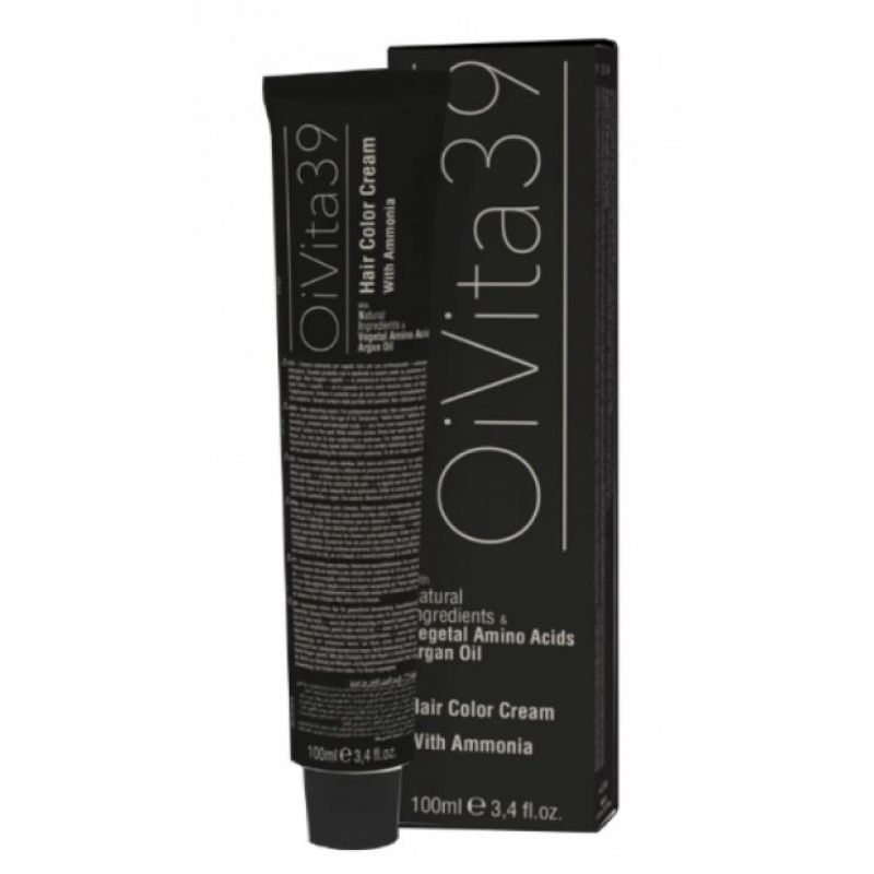 Крем-фарба аміачна для волосся OiVita39 Hair Color Cream with Ammonia 100 мл Крем-фарба аміачна для волосся OiVita39 Hair Color Cream with Ammonia 100 мл
