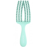 Щітка для волосся дитячя Olivia Garden Fingerbrush Boar Nilon Сare Mini kids Mint