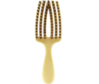 Щітка для волосся дитячя Olivia Garden Fingerbrush Boar Nilon Сare Mini kids Yellow