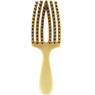 Щітка для волосся дитячя Olivia Garden Fingerbrush Boar Nilon Сare Mini kids Yellow