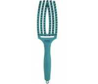 Щітка для волосся Olivia Garden Fingerbrush Boar Nilon Medium Blue Lagoon