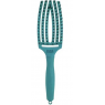 Щітка для волосся Olivia Garden Fingerbrush Boar Nilon Medium Blue Lagoon