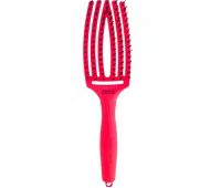 Щітка для волосся Olivia Garden Fingerbrush Boar Nilon Medium Neon Pink