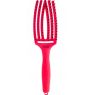 Щітка для волосся Olivia Garden Fingerbrush Boar Nilon Medium Neon Pink