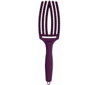 Щітка для волосся Olivia Garden Fingerbrush Boar Nilon Medium Nineties Deep Purple Щітка для волосся Olivia Garden Fingerbrush Boar Nilon Medium Nineties Deep Purple