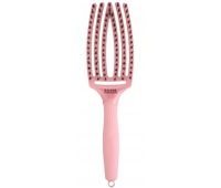 Щітка для волосся Olivia Garden Fingerbrush Boar Nilon Medium Nineties Love Pink Щітка для волосся Olivia Garden Fingerbrush Boar Nilon Medium Nineties Love Pink