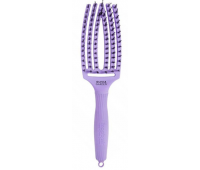 Щітка для волосся Olivia Garden Fingerbrush Boar Nilon Medium Lavander