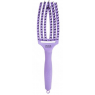 Щітка для волосся Olivia Garden Fingerbrush Boar Nilon Medium Lavander
