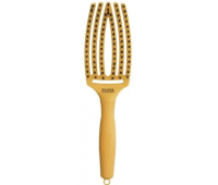 Щітка для волосся Olivia Garden Fingerbrush Boar Nilon Medium Yellow Sunshine