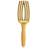 Щітка для волосся Olivia Garden Fingerbrush Boar Nilon Medium Yellow Sunshine