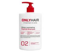 ONLY HAIR Шампунь для волосся ламінуючий з пептидами Gloss Laminating Peptide Shampoo, 500 мл