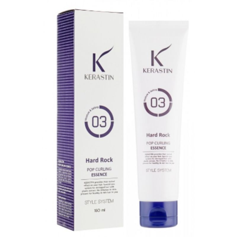 Крем для локонів PL Cosmetic Kerastin Hard Rock Pop Curling Essence, 150 мл Крем для локонів PL Cosmetic Kerastin Hard Rock Pop Curling Essence, 150 мл
