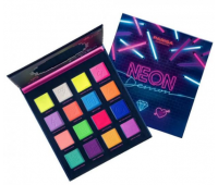 Палітра тіней Parisa Cosmetics E716 NEON Demon Eyeshadow Palette, 16 кольорів
